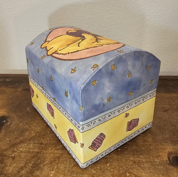 Disney Classic Winnie the Pooh Jewelry Box Rare Vintage - Picture 2 of 6